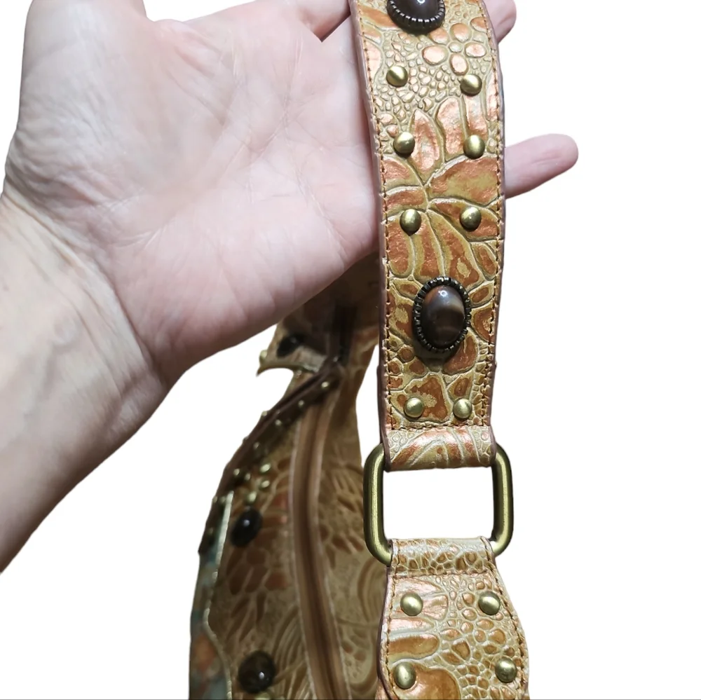 Sharif Hand Painted Vintage Bag Unique and Rare with Original Dust bag - Picture 10 of 16